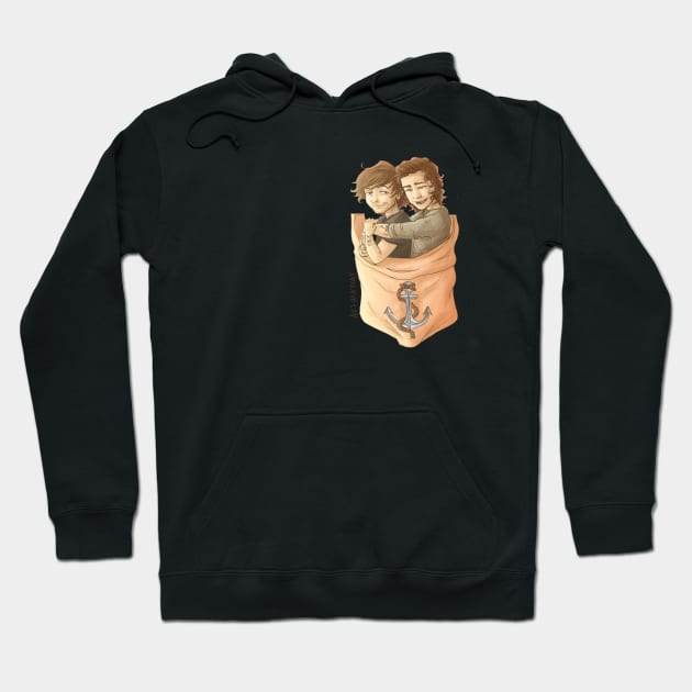 Pocket Larry Stylinson Hoodie by aki_anyway